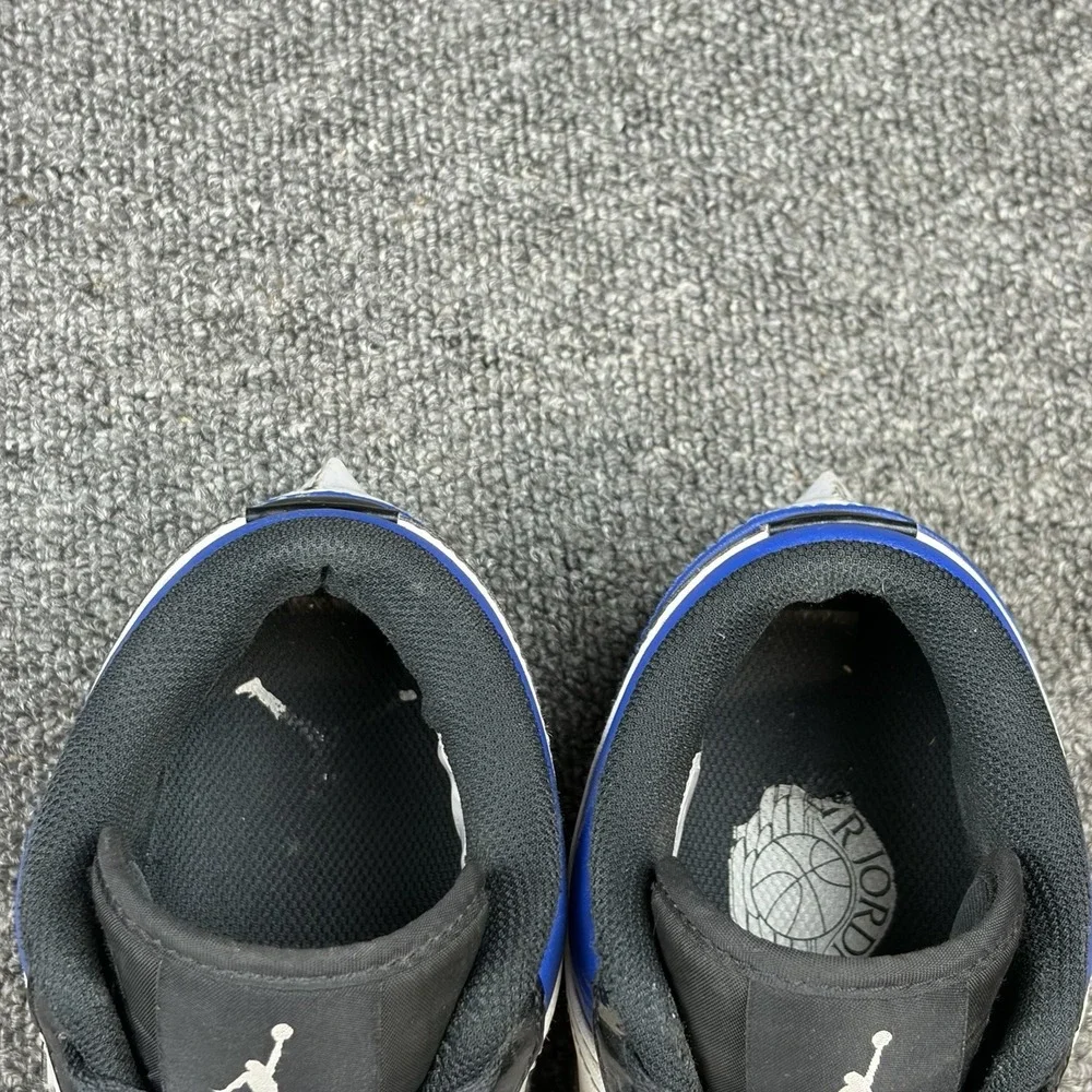 Nike Air Jordan 1 Low TD Football Cleats Royal Black White FJ6245-401 Men's 8